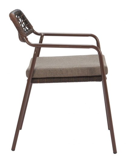 Rio Olefin Fabric Outdoor Dining Chair 2PC