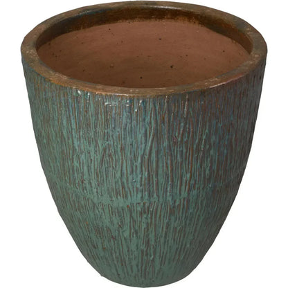 Ripple Round Ceramic Planter