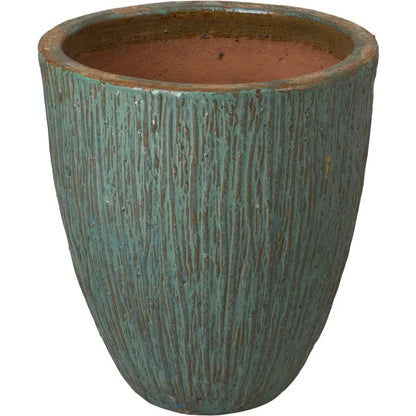 Ripple Round Ceramic Planter