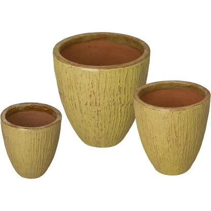 Ripple Round Ceramic Planter