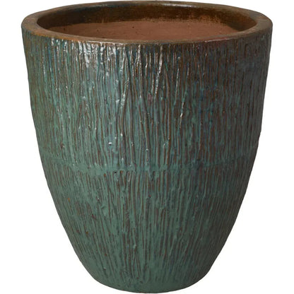 Ripple Round Ceramic Planter
