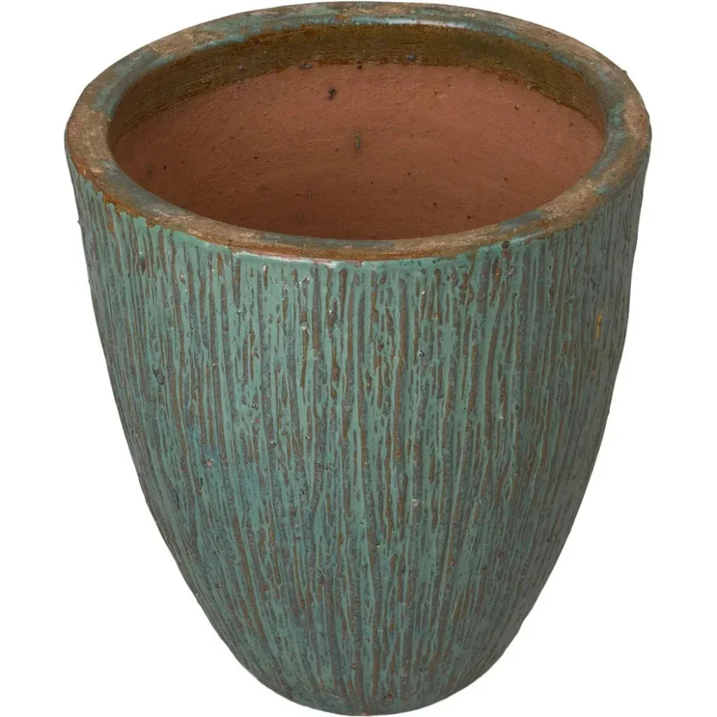 Ripple Round Ceramic Planter