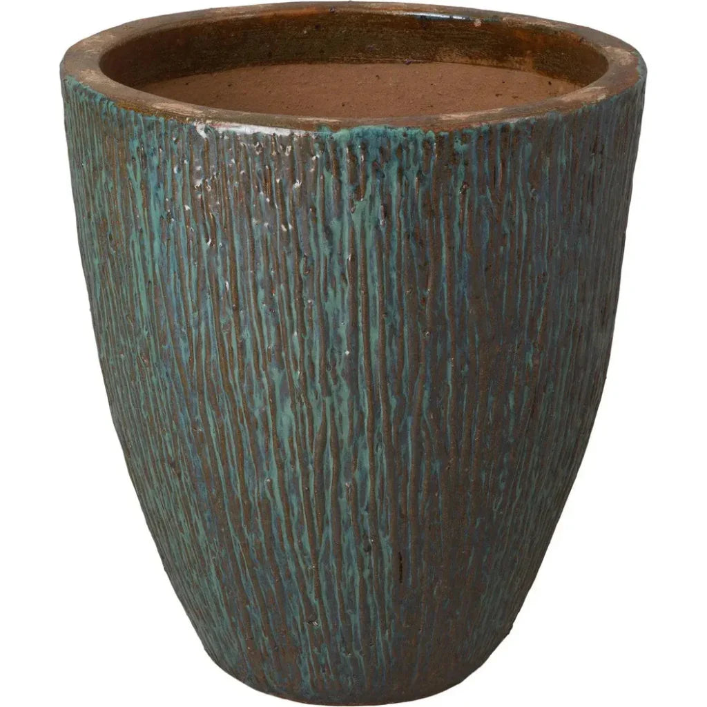 Ripple Round Ceramic Planter