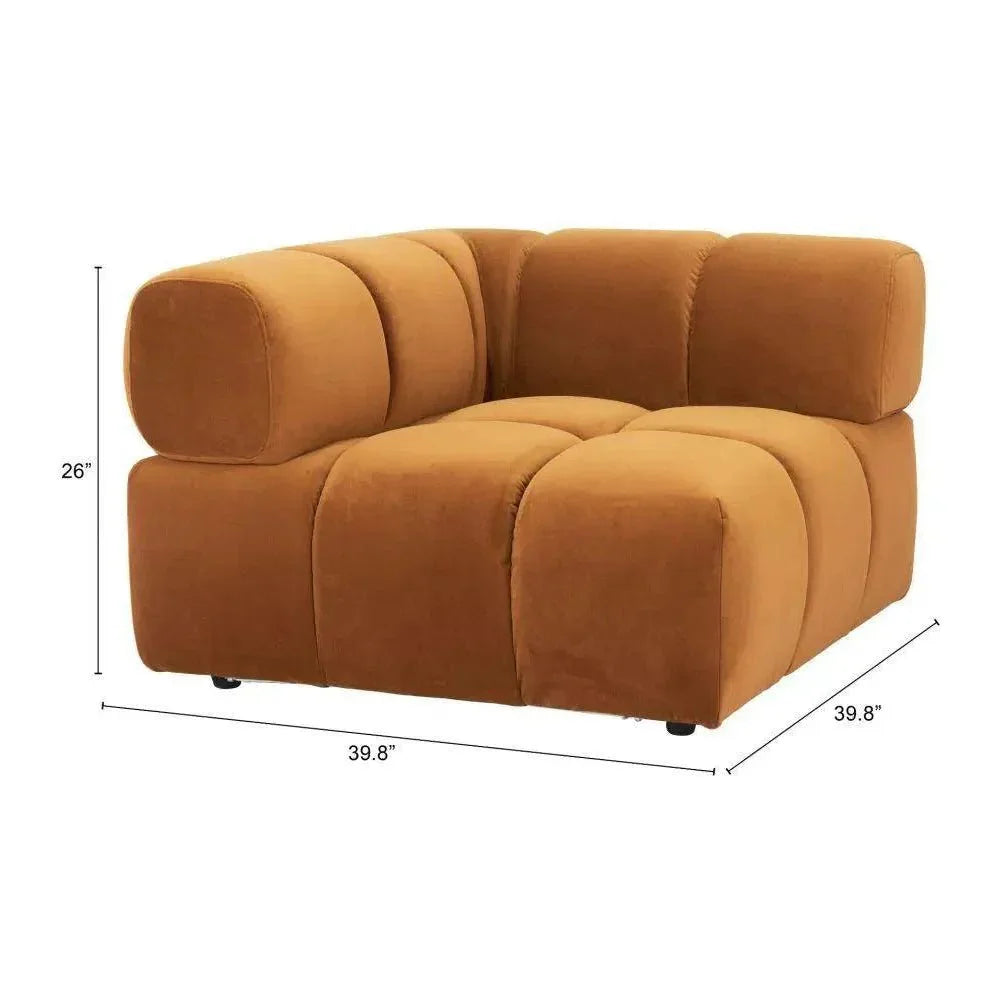 Rist Brown Corner Chair