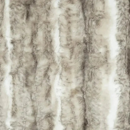 Roar Faux Fur Animal Taupe Large Throw Pillow Insert
