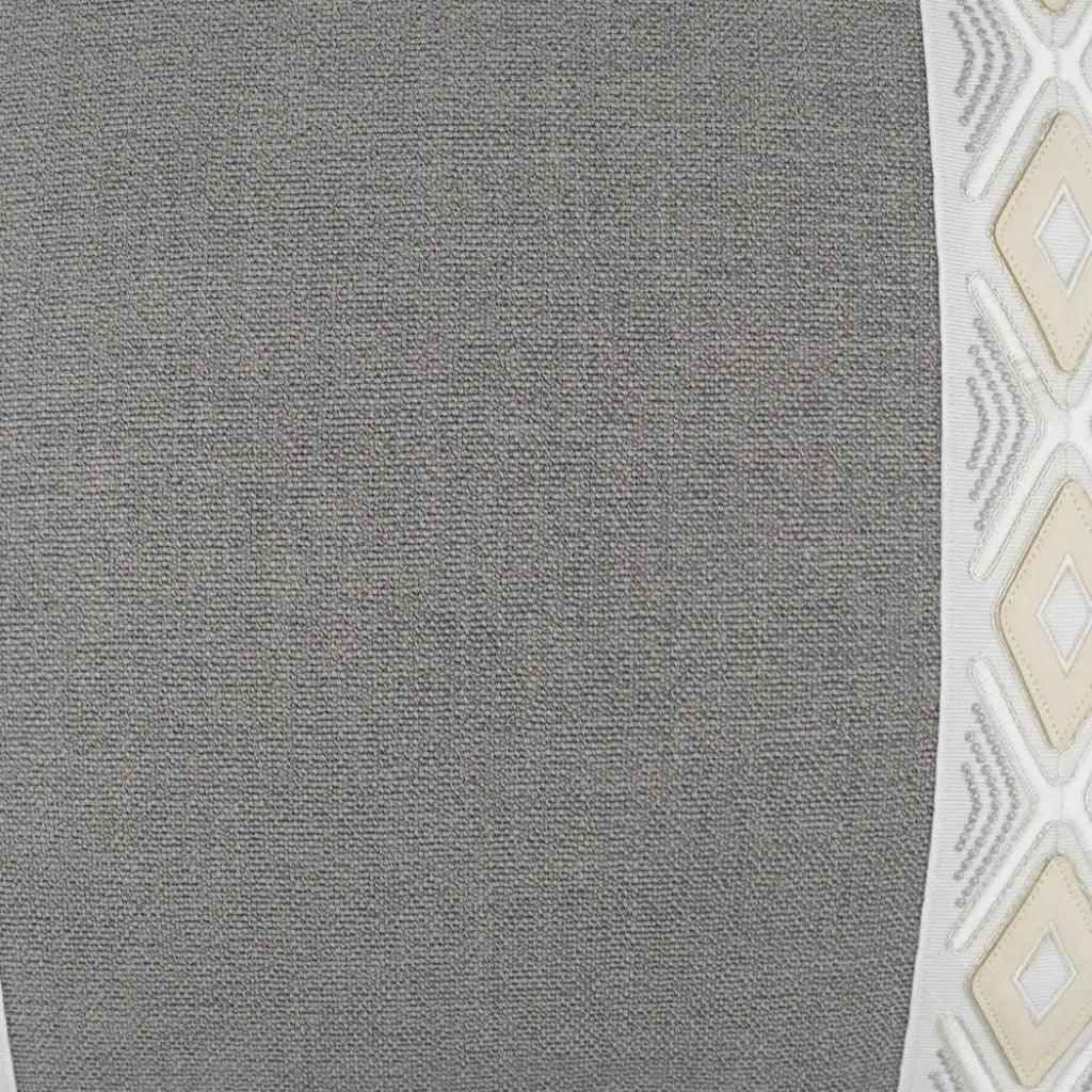 Rochelle Dove Grey Throw Pillow With Insert