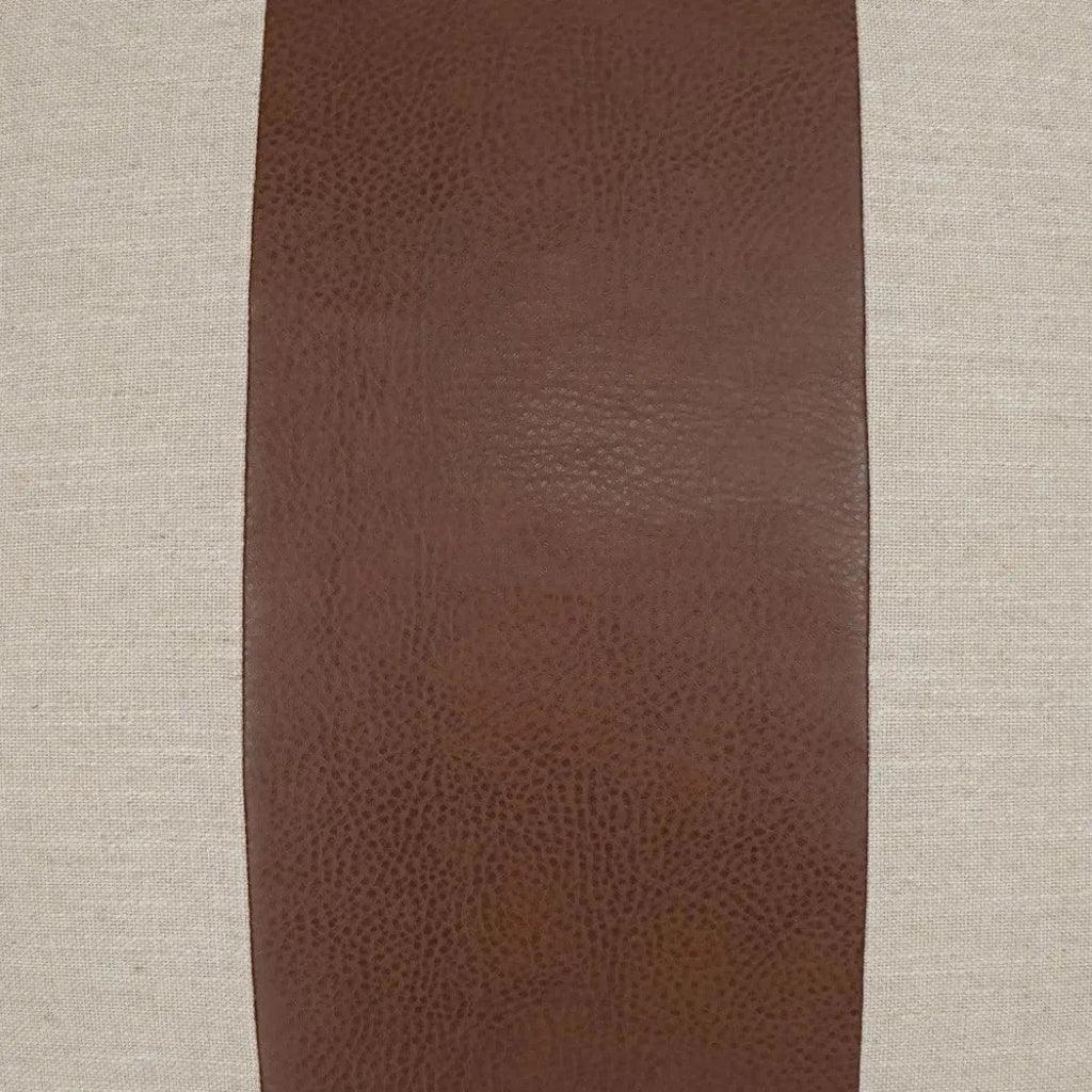 Rodeo Band Saddle Band Tan Brown Large Throw Pillow