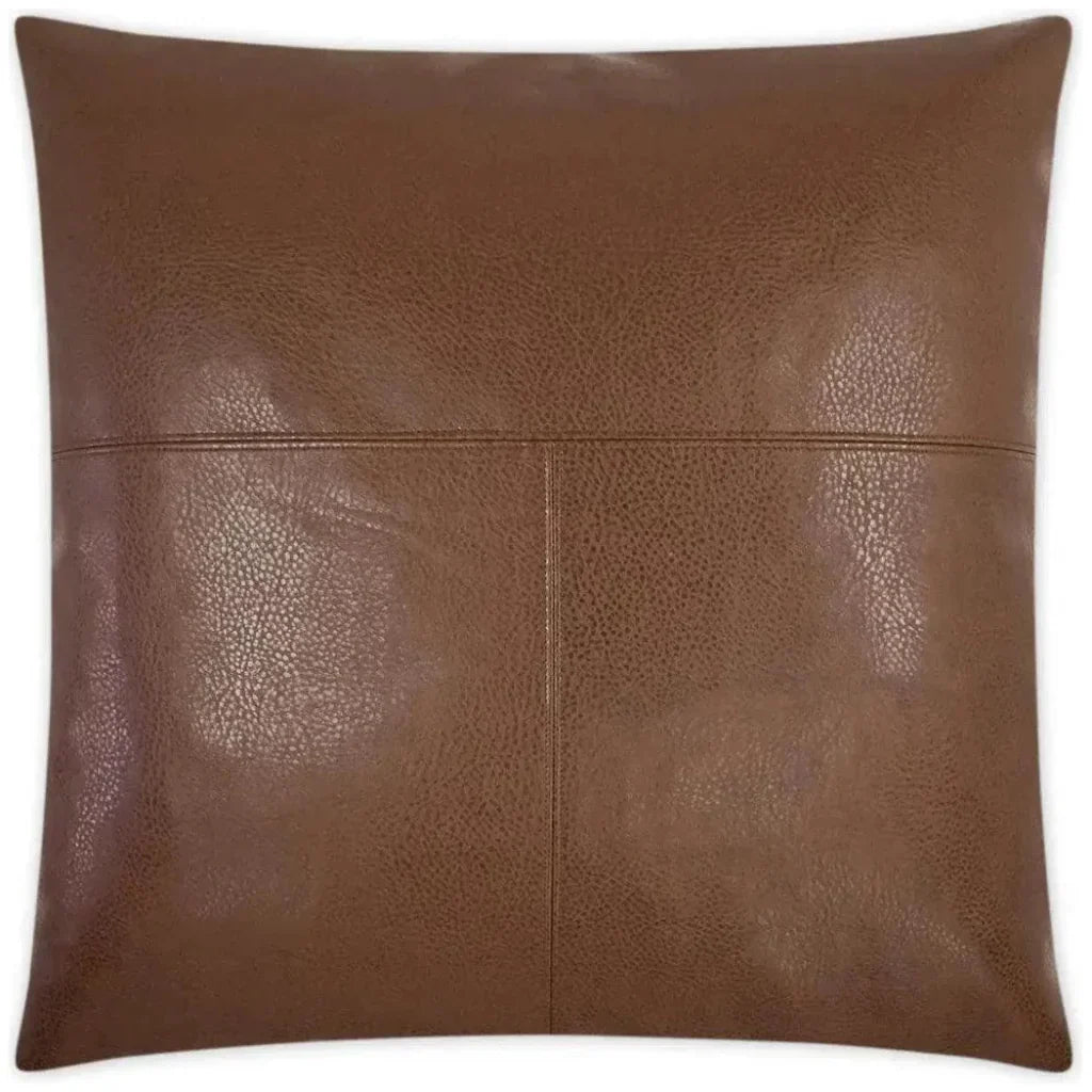 Rodeo Saddle Brown Throw Pillow With Insert