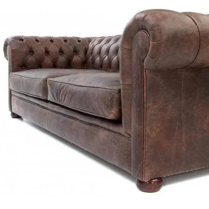 Roger Brown Chesterfield Leather Sofa Made to Order