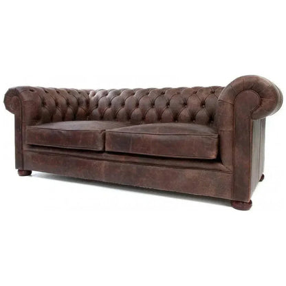 Roger Brown Chesterfield Leather Sofa Made to Order