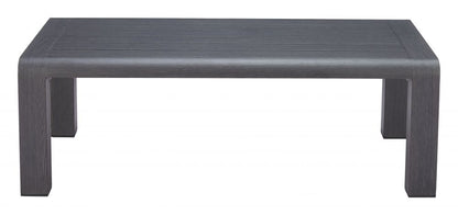 Rolig Aluminum Black Outdoor Coffee Table