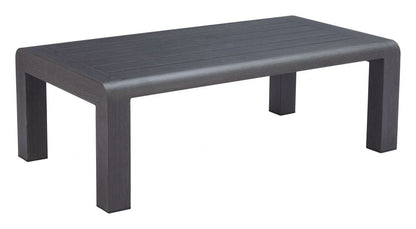 Rolig Aluminum Black Outdoor Coffee Table