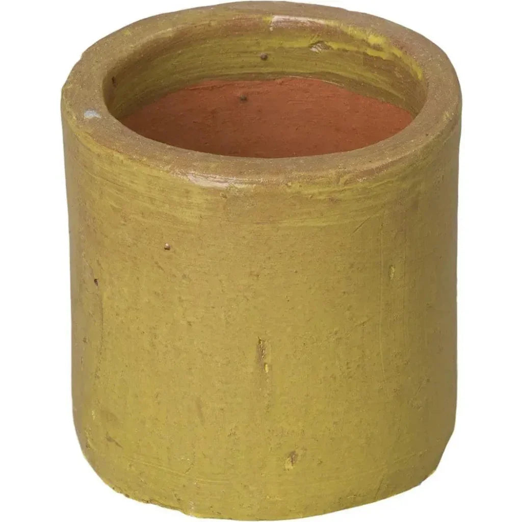 Round Cylinder Ceramic Planter