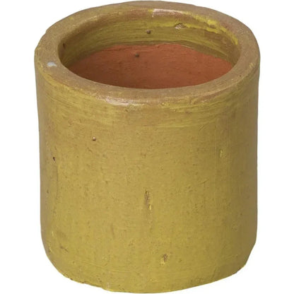 Round Cylinder Ceramic Planter