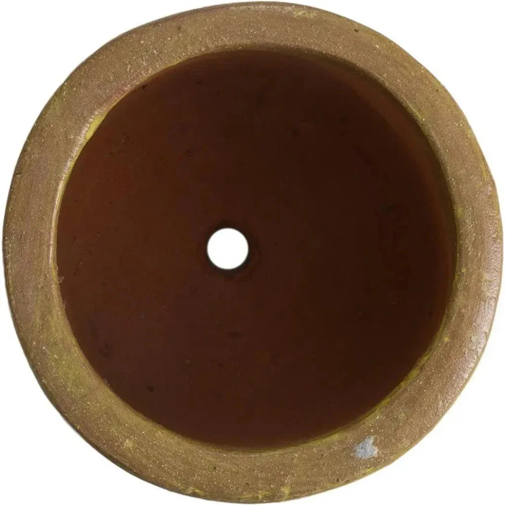 Round Cylinder Ceramic Planter