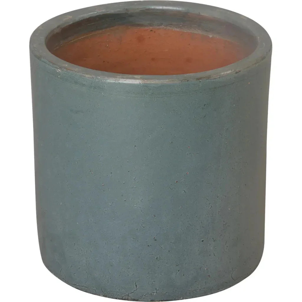 Round Cylinder Ceramic Planter