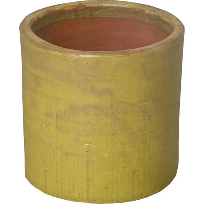 Round Cylinder Ceramic Planter