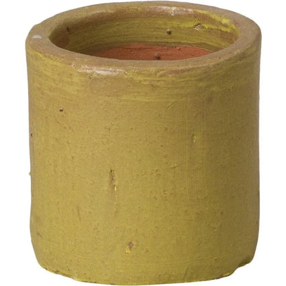 Round Cylinder Ceramic Planter