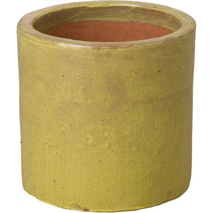 Round Cylinder Ceramic Planter
