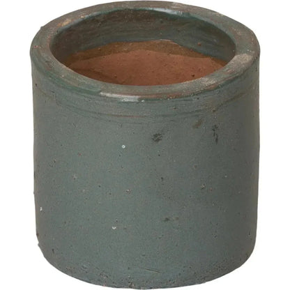 Round Cylinder Ceramic Planter