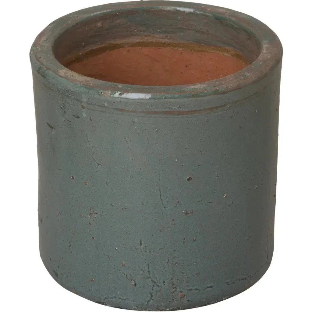 Round Cylinder Ceramic Planter