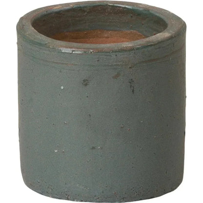 Round Cylinder Ceramic Planter
