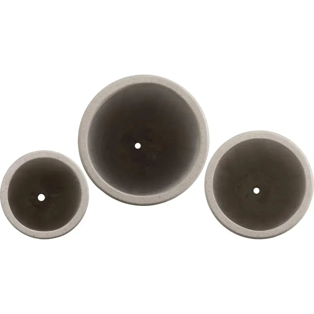 Round Lip Terrazzo Planter