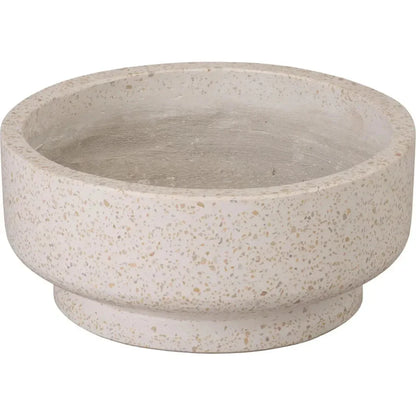 Round Yellow Terrazzo Bowl Planter