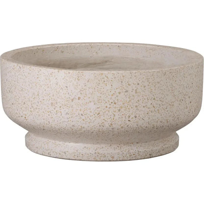 Round Yellow Terrazzo Bowl Planter