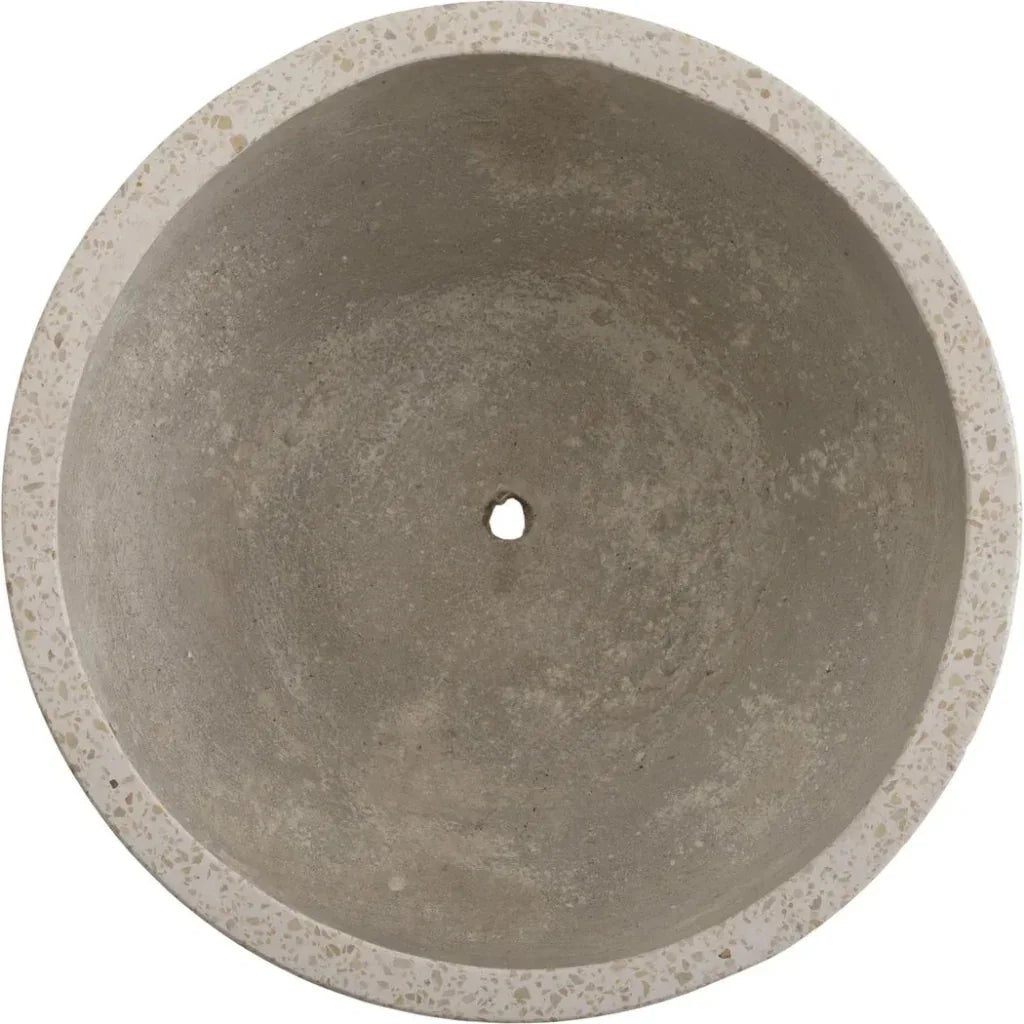 Round Yellow Terrazzo Bowl Planter