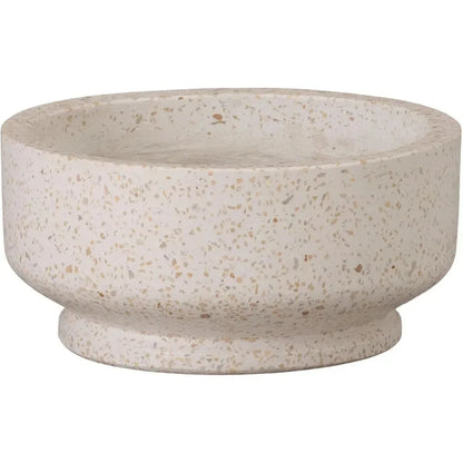 Round Yellow Terrazzo Bowl Planter