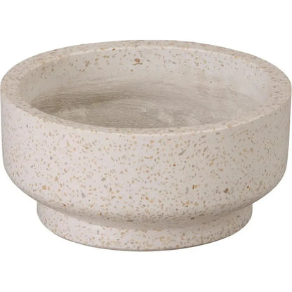 Round Yellow Terrazzo Bowl Planter