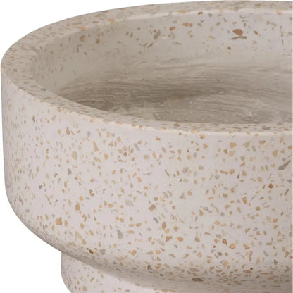 Round Yellow Terrazzo Bowl Planter