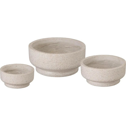 Round Yellow Terrazzo Bowl Planter