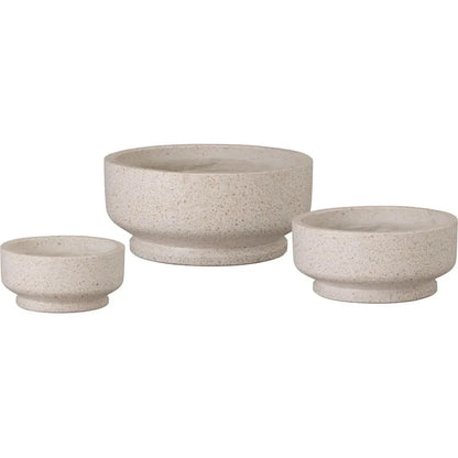 Round Yellow Terrazzo Bowl Planter