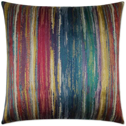 Roy G Biv Carnival Stripes Large Throw Pillow Insert