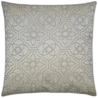 Ruched Up Ivory Throw Pillow With Insert