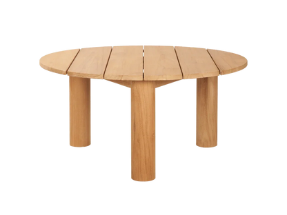 Rudolph Teak Patio Round Coffee Table