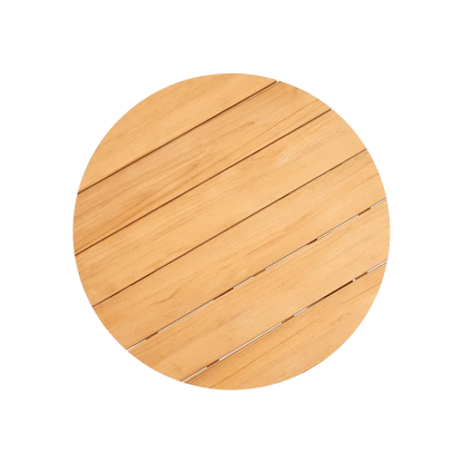 Rudolph Teak Patio Round Coffee Table