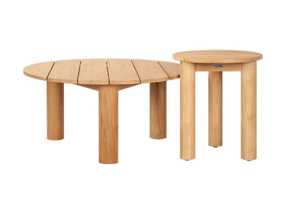 Rudolph Teak Patio Round Coffee Table