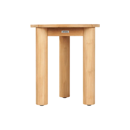 Rudolph Teak Patio Round Side Table