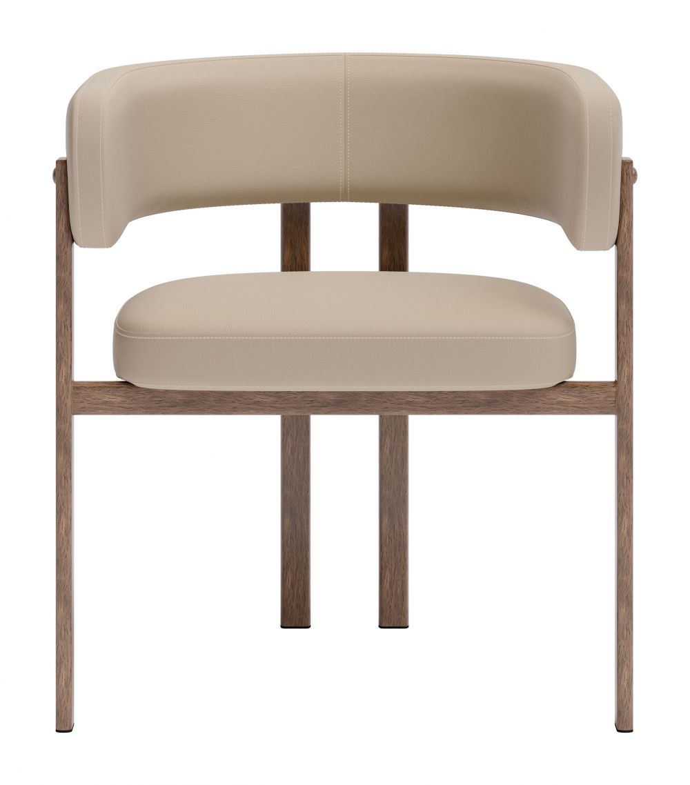 Ruge Faux Leather Dining Chair 2PC