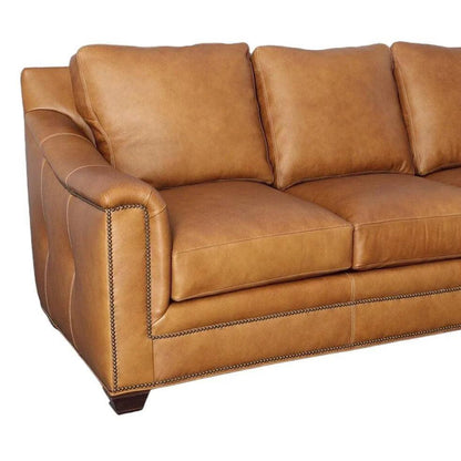 Run Wild Wild West Leather, Mustang Sofa