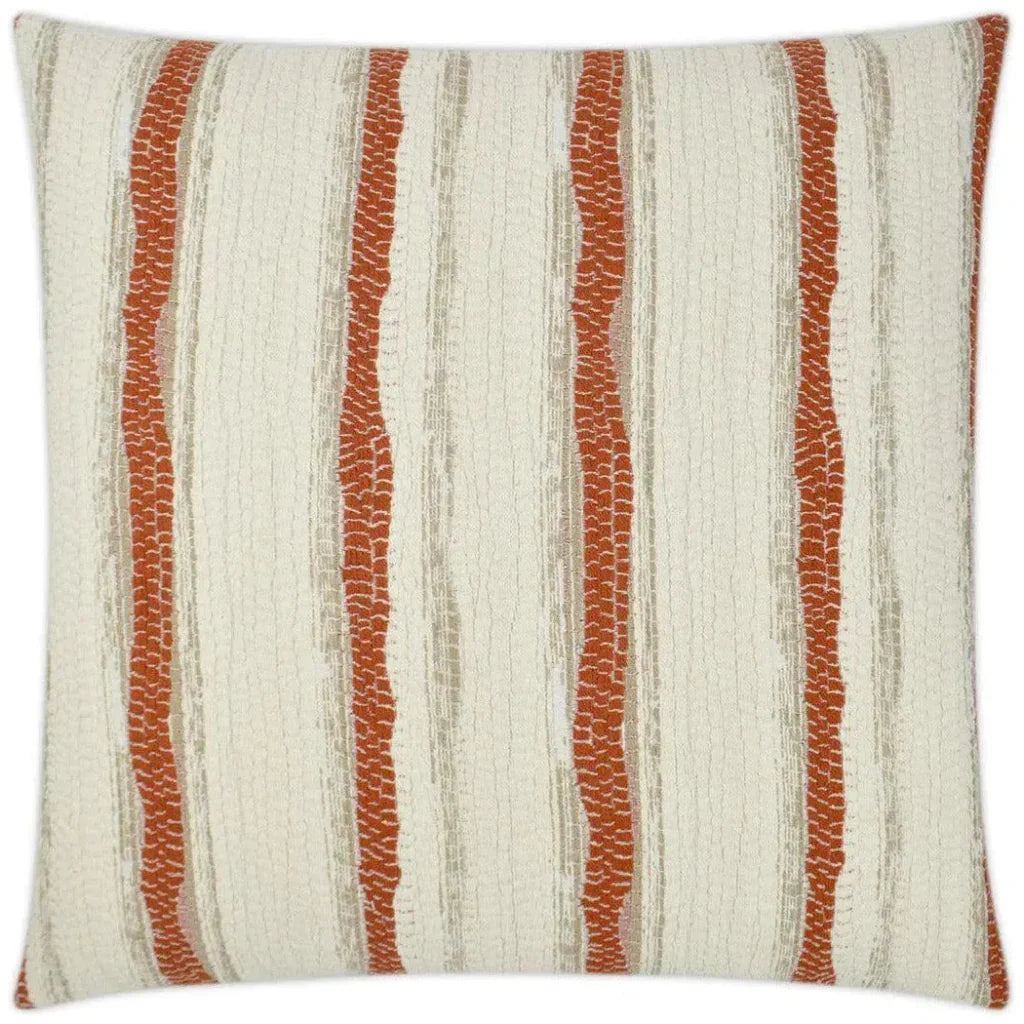 Rushmore Clay Red Throw Pillow With Insert