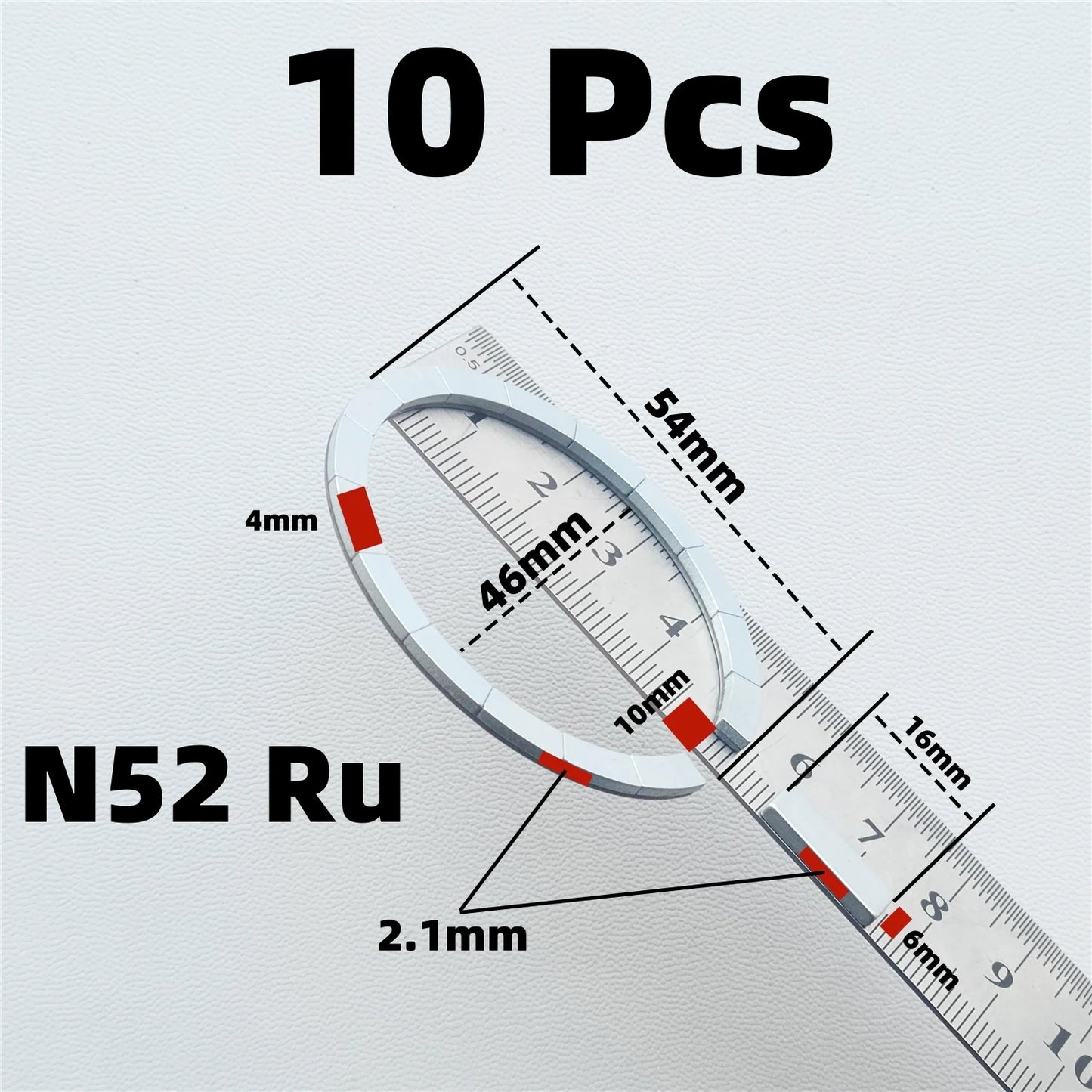 10Pcs 2.1mm Neodymium Strong Magnet For Magsafe Wireless Charger Universal Mobile Phone DIY Magnetic Power Bank DIY Magnets