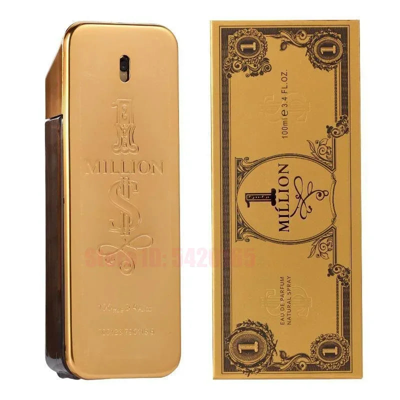 100ML Paco Rabanne 1 millones de Parfum Spray corporal de masculinidad madura para hombres Eau De Toilette Spray Perfume para ho