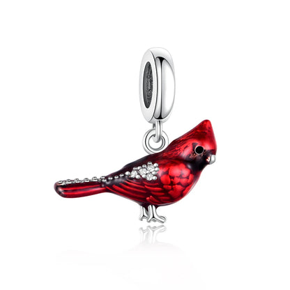 Fit Original Pan Charm Bracelet 925 Silver Rainbow Enamel Lorikeet Birrd Colorfull Parrot Bead For Making South Africa Berloque