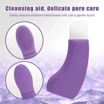 Facial Blackhead Removal Tool Silicone Nose Whitehead Remover Face Scraper for Deep Cleansing Brush Face Spatula Skin Care Tool