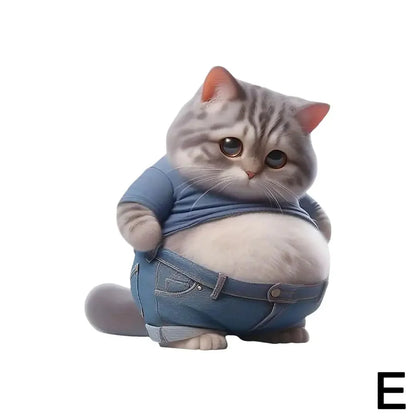 Fat Puppy Keychain 2D Flat Acrylic Cartoon Dog Ornament Car Mirror Backpacks Hanging Pendant For Home Decor T5Y8