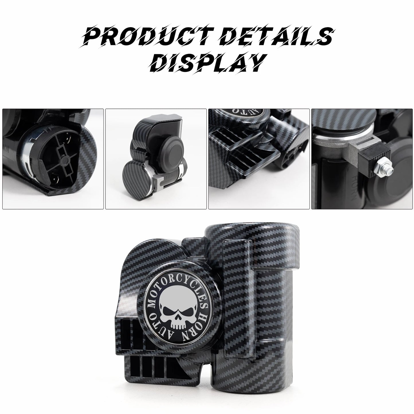 FARBIN Train Horns for Car Air Horn with Horn Cover for Motorcycle 12V Train Sound Car Horn Kit 150DB Super Loud Horn